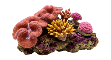 Colorful Reef Coral Marine Life Diverse Ocean Ecosystem Underwater Scene