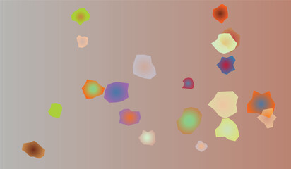 Abstract Pastel Mosaic Floating Shapes Modern Background with Subtle Gradient Effect for Creative Projects