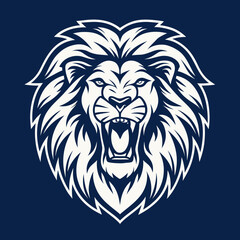 Showcasing Minimal Roaring Lion Face Bold Streetwear Stunning Professional Photo
