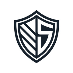 Minimal Shield Bold Emblem For Stree Creative Visual Ideal for Marketing