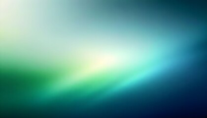 Fototapeta premium Abstract gradient background with shades of green and blue.
