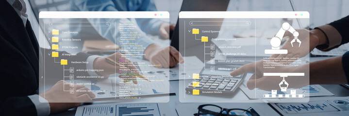 File system organizes AI and robotics programming resources, enabling efficient STEM learning and innovation Parse