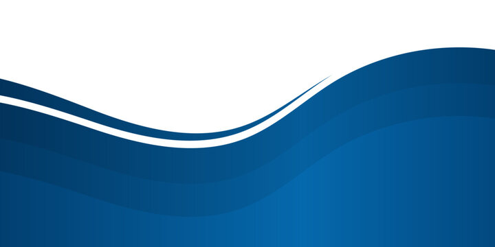 Separator, header, footer, modern wave divider shape vector illustration