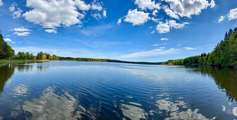 Padrtske Ponds (Padrteske rybniky) in Brdy Mountains, Czech Republic