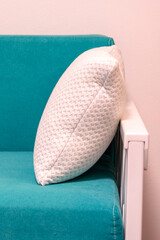 pillow on the couch.sofa. cozy couch with pillow. pillow on sofa decoration in room