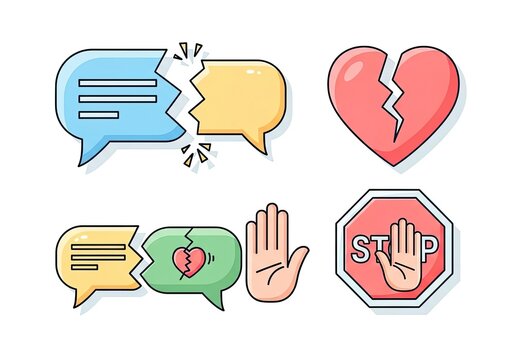 End toxic relationships with effective communication and boundaries stop the breakup and mend your heart by cutting off contact and blocking
