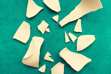 Broken Plate, Splinters, Fragments