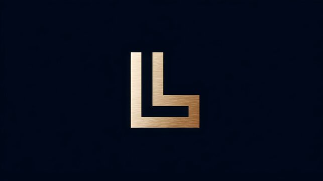 Luxury creative agency logo with abstract geometric shapes forming a gold lettermark. Concept:
High-end creative agency branding focused on modern geometry, luxury aesthetics, minimalist  ophisticatio