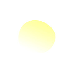 Minimalist Organic Yellow Gradient Shape