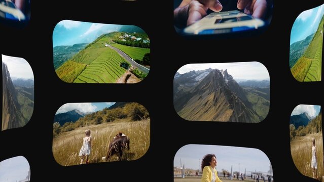 Vortex Video Wall with 5 Media