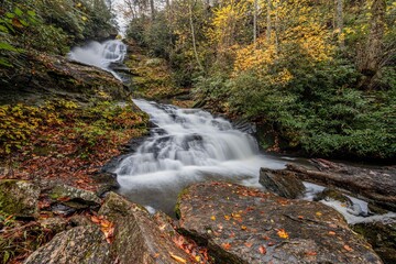 mud creek falls, Sky Valley, Georgia