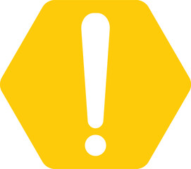 Caution and Safety First. Realistic Warning Sign Icon for Industrial and Road Safety Designs. Attention Danger Alert Symbol. Bold  Exclamation Mark Warning Logo Design Template. Safety Warning Icon