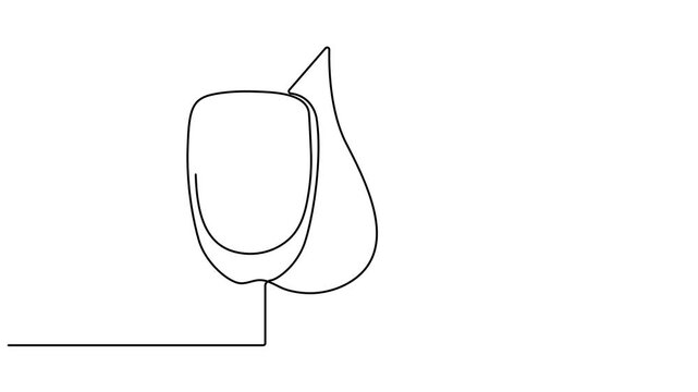 sugar meter continuous one line drawing animation, Animated self drawing, One continuous line drawing of Blood glucose meter test illustration, glucometer pharmacy equipment outline