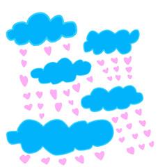 abstract background with clouds