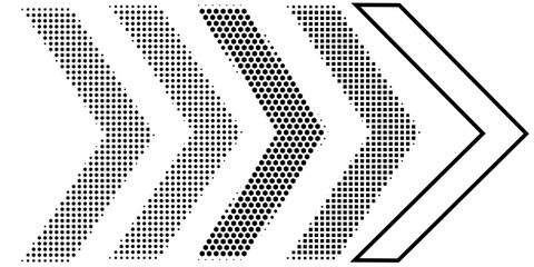 Modern simple arrows black white vector design illustration isolated background