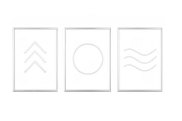 Temperature humidity air flow symbols transparent background