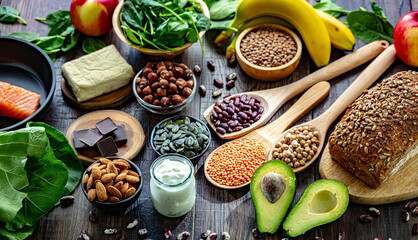 Food products rich in magnesium