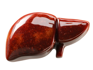 Human liver anatomy health medicine science isolated translucent background image