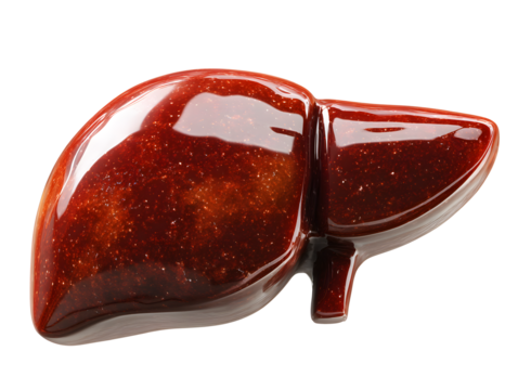 Human liver anatomy health medicine science isolated translucent background image