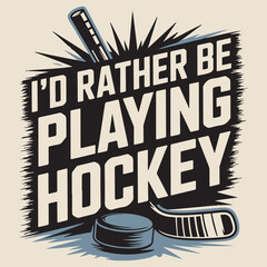 Hockey t-shirt design.