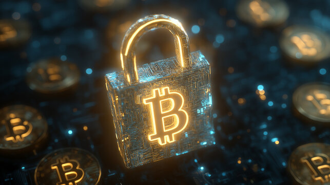 Bitcoin lock on the keys