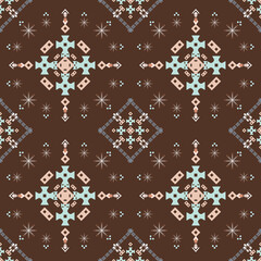 Geometric sameless traditional embroidery textures, embroidery frabic ethnic design for texture, fabric,clothing,decoration, clothing, sarong, scarf, batik, wrap, embroidery, print, curtain, carpet
