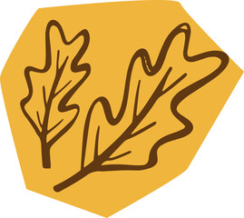 Falling Autumn Leaves with Calm and Cozy Feeling