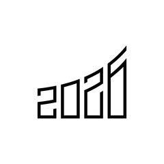 2026 logo with growth theme, new year 2026