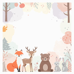 Flat illustration of a vibrant orange and pink cocktail shaker set with bar spoons, jigger, and strainer on a light blue background, perfect for mixology.