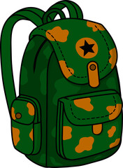 Army Green Backpack