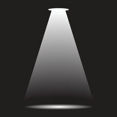 A bright spotlight shining down, creating a dramatic effect for versatile use