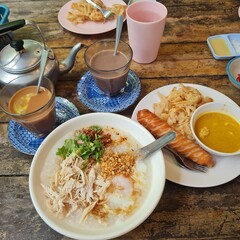 chicken noodle soup with rice