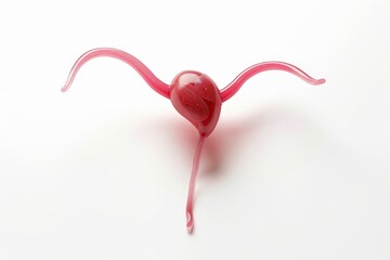 Uterus Anatomy: A detailed, artistic representation of the uterus, highlighting its delicate form and essential structures. A visual exploration into female anatomy.