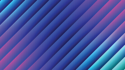 Abstract gradient background with diagonal stripes of blue and pink colors