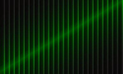 Green line fractal neon glass texture abstract background with vibrant pastel gradients and bright smooth fluted vertical lines. ribbed glass. Mesh line gradient vector illustration