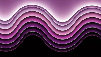 Abstract purple wave layers create a visually stunning and dynamic background