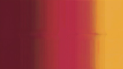 Abstract red and yellow gradient background with vertical lines pattern