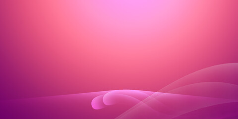 Illustration in the style of wave-shaped patterns with pink gradient for online work and presentations