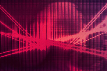 Crimson Red Abstract Light Lines Background