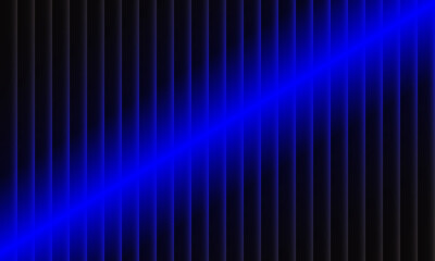 Blue fractal neon glass bold line texture abstract background with vibrant pastel gradients and bright smooth fluted vertical lines. ribbed glass. Mesh line gradient vector illustration