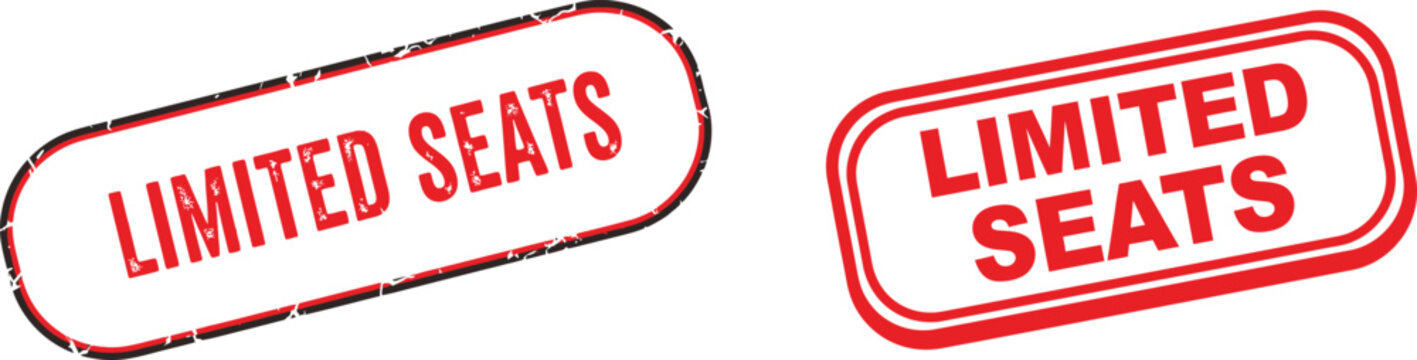 limited seats banners encouraging quick action for exclusive offers and promotional event signups