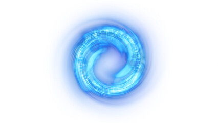 Cyan glowing energy sphere with particles and transparency. Ideal for sci-fi visuals, motion design, and digital effects.