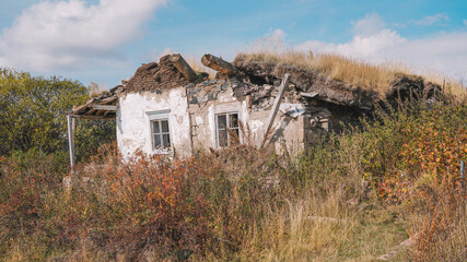 Forgotten Homestead A Ruined Countryside Dwelling
