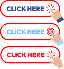 Click here button icons