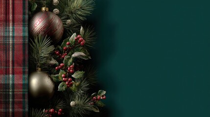 Festive christmas decoration display holiday setting image content cozy environment close-up view seasonal inspiration