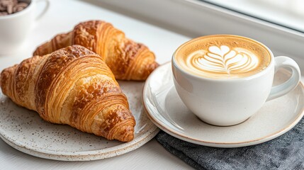 Neatly Folded Baby Onesie on Wooden Table Mat for Nursery Decor