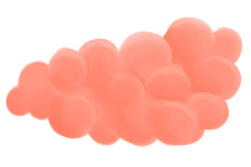 Clouds shaped balloons