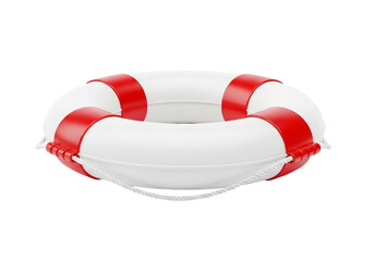 Lifebuoy isolated on transparent background