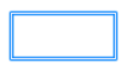 Obraz premium Glowing blue frame with white border against a transparent background creates a visually appealing element