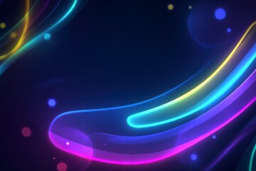 Vibrant Digital Celebration Background with Abstract Colorful Lines